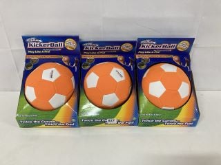 3 X STAY ACTIVE KICKER BALL