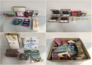 BOX OF VARIOUS ITEMS INC. GIFT BAGS