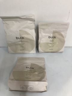 3 X BULK SPINACH POWDER UNFLAVOURED - BEST BEFORE 08/24 (SEALED)