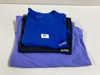 4 X VARIOUS BOSS DESIGNER T-SHIRTS - VARIOUS SIZES