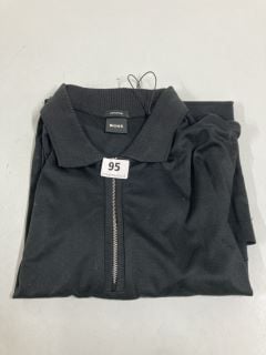 BOSS POLSTON 11 ZIP POLO SHIRT - SIZE: XL - RRP.£99