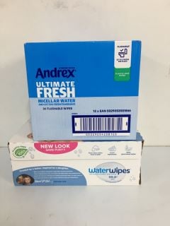 2 X SANITARY PRODUCTS TO INC ANDREX ULTIMATE FRESH HYGIENE WIPES