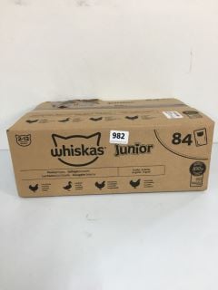 WHISKAS JUNIOR POULTRY FEAST BOX - BEST BEFORE 07/05/2026