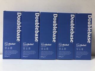 5 X DOUBLEBASE DIOMED FLARE RELIEF EMOLLIENT 500G