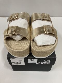 LOVE MOSCHINO SANDALS  6