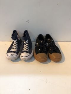 2 X CONVERSE SHOES INC CONVERSE HI TOP ALLSTARS  2