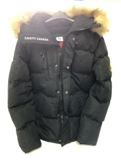 ZAVETTI CANADA MEN'S GOSHAWA PUFFER PARKA COAT UK SIZE: XS