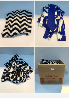 BOX OF CLOTHES IN VARIOUS SIZES AND DESIGNS