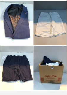 BOX OF CLOTHES IN VARIOUS SIZES AND DESIGNS