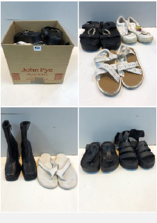 BOX OF SHOES INC BLACK SANDALS UK SIZE: 5