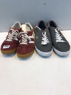 2 X TRAINERS INC LACOSTE SHOES UK SIZE: 9