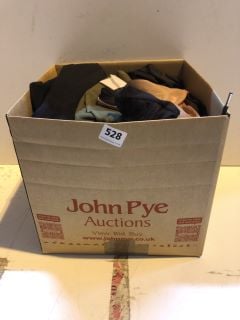 BOX OF CLOTHES IN VARIOUS SIZES AND DESIGNS