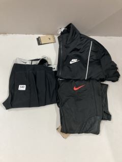 3 X NIKE BOTTOMS INC WOMEN'S FOOTBALL JOGGERS SIZE: XS