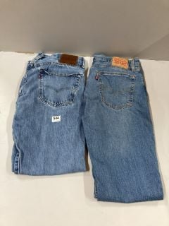 LEVI'S 501 JEANS SIZE: W36 L32 & LEVI'S 511 JEANS SIZE: W36 L32