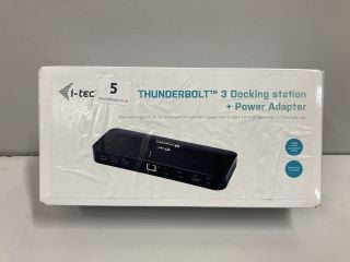 I-TECH THUNDERBOLT 3 DOCKING STATION AND POWER ADAPTER