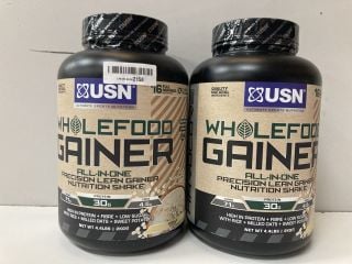 2 X USN WHOLEFOOD GAINER (BB:27/20/24)