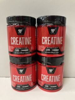 4 X BSN CREATINE UNFLAVOURED FOR STACKING (BB: 11/24)