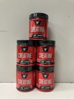 5 X BSN CREATINE UNFLAVOURED FOR STACKING (BB: 11/24)