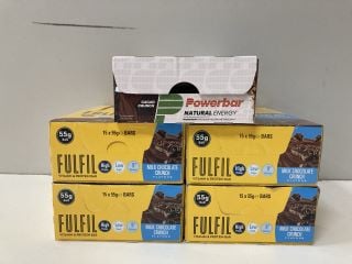 QTY OF PROTEIN BARS INC FULFILL VITAMIN & PROTEIN BAR (BB: 19/09/24)