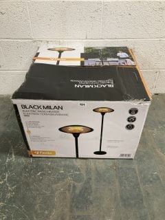 BLACK MILAN ELECTRIC PATIO HEATER