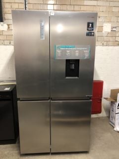 HISENSE NO FROST WIFI CONNECTED AMERICAN FRIDGE FREEZER MODEL NO: RQ5P470SMIE