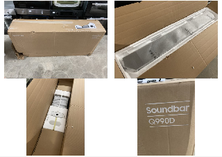 SAMSUNG SOUNDBAR &SUB SPEAKER MODEL: Q990D