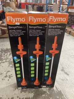 3 X FLYMO SIMPLITRIM LI STRIMMER'S