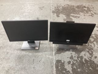 2 X DELL MONITORS INC 22" MONITOR (UNTESTED)