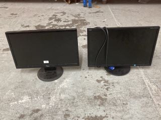 2 X MONITORS INC NEC 22" MONITOR (UNTESTED)