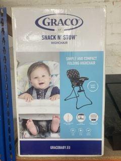 GRACO SNACK & STOW HIGHCHAIR