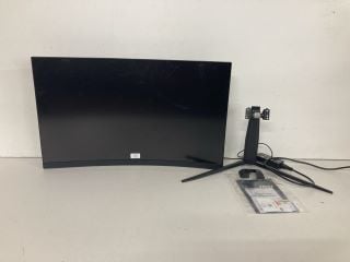 MSI 32" CURVED GAMING MONITOR (WITH STAND, WITH POWER SUPPLY) (SMASHED SCREEN)