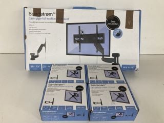 5 X SANDSTROM FULL MOTION TV WALL MOUNTS