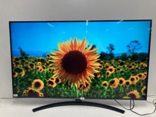 LG 55" UHD TV MODEL: 55UT81006LA RRP £650 (WITH BOX, WITH STAND, NO REMOTE) (SCRATCH ON SCREEN)