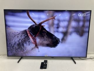 SAMSUNG 50" 4K QLED TV MODEL: QE50Q60DAU RRP £478 (WITH BOX, WITH STAND, WITH REMOTE)