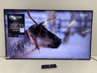 SAMSUNG 50" 4K QLED TV MODEL: QE50Q60DAU RRP £478 (WITH BOX, NO STAND, WITH REMOTE)