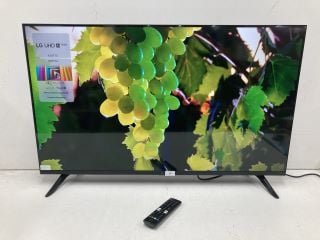 LG 43" UHD TV MODEL: 43UT73006LA RRP £249 (WITH BOX, WITH STAND, WITH REMOTE) (DISPLAY FAULT)