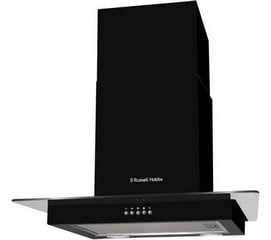 RUSSELL HOBBS 60CM GT SERIES FLAT GLASS COOKER HOOD MODEL: RHFGCH601B