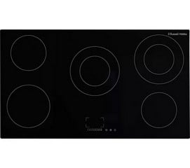 RUSSELL HOBBS 90CM WIDE 5 ZONE CERAMIC HOB MODEL: RH90EH7011