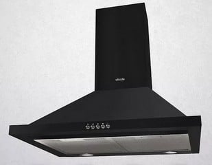 ABODE 60CM BLACK COOKER HOOD