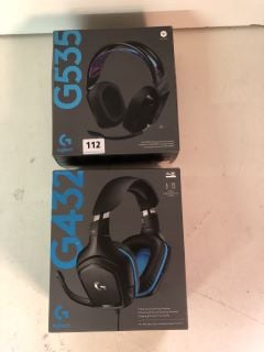 2 X LOGITECH GAMING HEADSETS