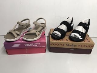 TWO PAIRS OF SKECHERS TO INCLUDE SIZE 7