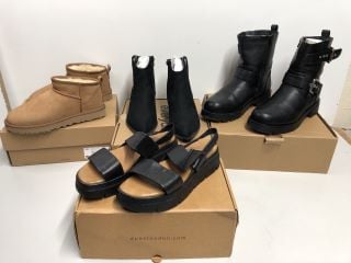 FOUR PAIRS OF DESIGNER SHOES TO INCLUDE SIZE 7