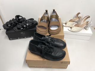 THREE PAIRS OF SHOES TO INCLUDE UGG SANDALS SIZE 7