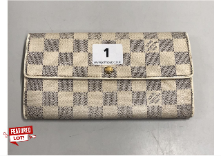 LOUIS VUITTON AZUR PORTEFEUILLE WALLET (VAT ONLY PAYABLE ON BUYERS PREMIUM)