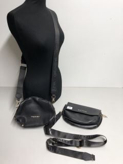 TWO VALENTINO SHOULDER BAGS IN BLACK