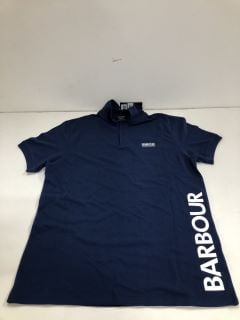 CLOTHING TO INCLUDE A BARBOUR POLO SHIRT L