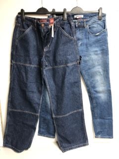 SUPERDRY JEANS W30 L30 AND TOMMY HILFIGER JEANS W32 L32