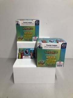 TWO BOXES OF PANINI ADRENALIN PREMIER LEAGUE OFFICIAL FOOTBALL TRADING CARD PACKS (SEALED)