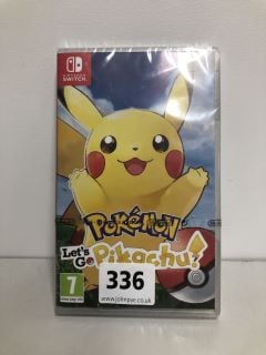 POKÉMON LET'S GO PIKACHU FOR THE NINTENDO SWITCH