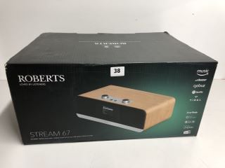 ROBERTS STREAM 67 INTERNET RADIO AUDIO SYSTEM £473